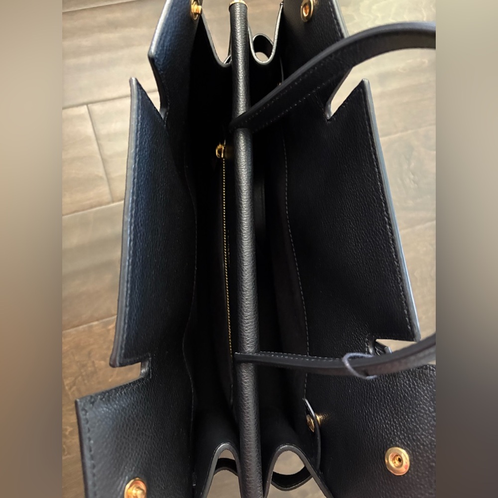 Burberry Black Leather Tote Bag - Picture 5 of 8
